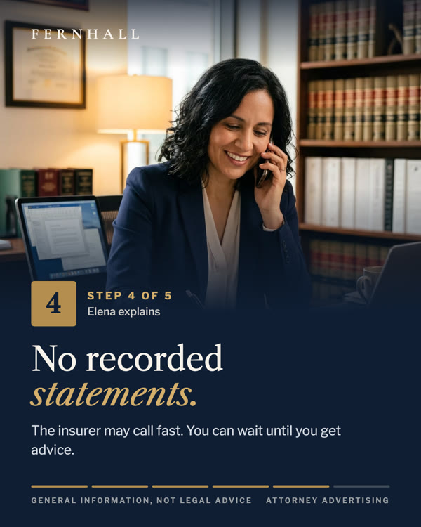 Step 4: No recorded statements